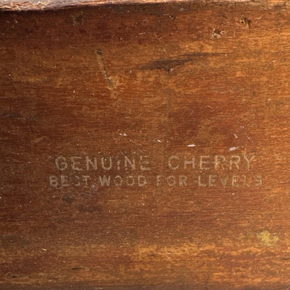 Vintage Stanley Genuine Cherry Wood 24” Level No 0 MADE IN USA - Picture 3 of 16